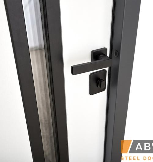 Nordi Glass комплектація Defender 1200. Колір: RAL 7021T + Білий матовий