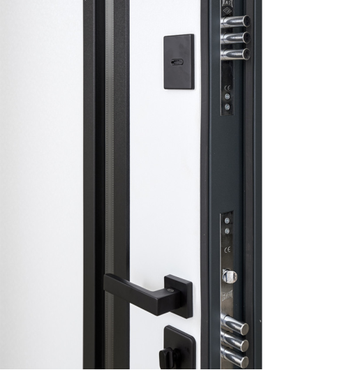 Nordi Glass комплектація Defender 1200. Колір: RAL 7021T + Білий матовий