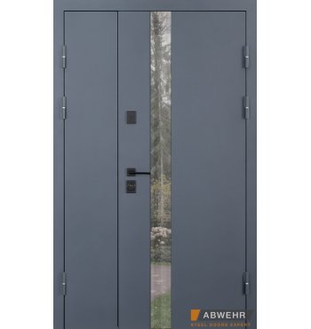 Nordi Glass комплектація Defender 1200. Колір: RAL 7021T + Білий матовий