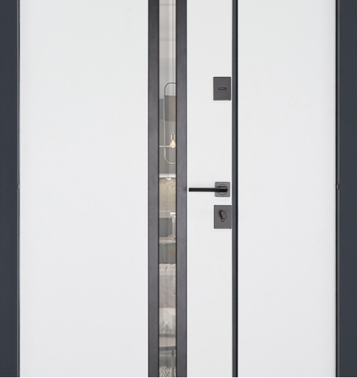 Nordi Glass комплектація Defender 1200. Колір: RAL 7021T + Білий матовий