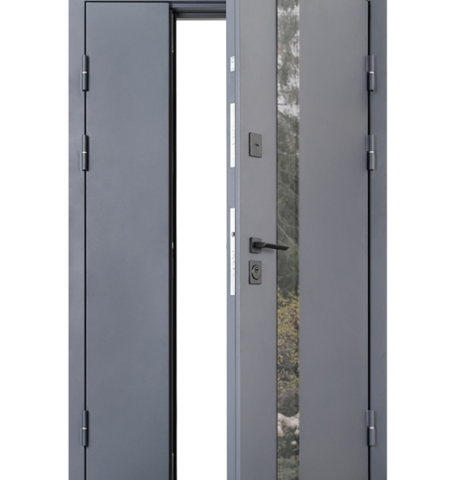 Nordi Glass комплектація Defender 1200. Колір: RAL 7021T + Білий матовий