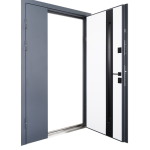 Nordi Glass комплектація Defender 1200. Колір: RAL 7021T + Білий матовий