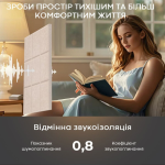 Звукоізоляційна панель Молочний меланж (SW-00002701) Звукоізоляційна панель Молочний меланж (SW-00002701)