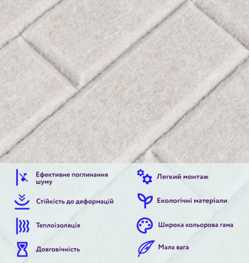Звукоізоляційна панель Сіра (SW-00002703)