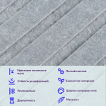 Звукоізоляційна панель Сірий граніт (SW-00002708)