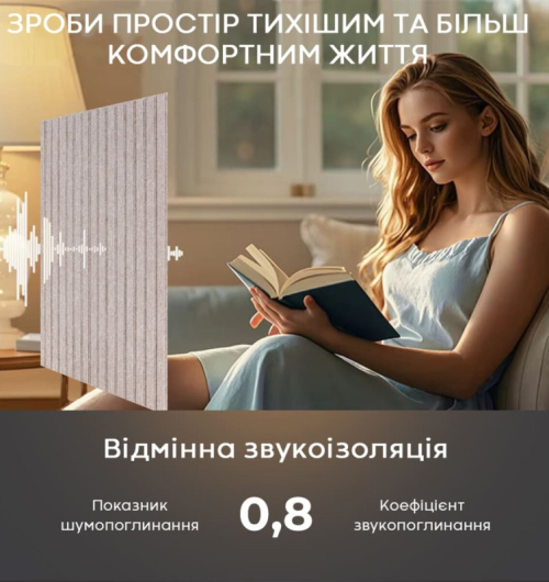 Звукоізоляційна панель Темно- бежева (SW-00002707) Звукоізоляційна панель Темно- бежева (SW-00002707)