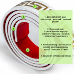 Молдинг білий із золотом (SW-00002688) Молдинг білий із золотом (SW-00002688)